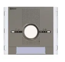 Module SUPRA aluminium pour groupe vidéo, 2 boutons, 1 hauteur 