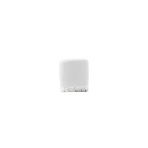 [KSI-NEOD-AW] A*: Aimant caoutchouté néodyme pour cadres en bois. Couleur blanche, disponible en variante marron (KSI5CLR-MG.00N)