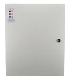 [IZX-PSX500-1210] Alimentation Chargeur (secourue) en coffret métal PSX500, 230V AC / 12V DC (13,8V) / 10A, 320 x 390 x 89 mm, voyants d'états en façade, triple protection en sortie (court-circuit / surcharge / surtension)
