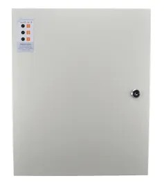 [IZX-PSX500-2410] Alimentation Chargeur (secourue) en coffret métal PSX500, 230V AC / 24V DC (27,6V) / 10A, 320 x 390 x 89 mm, voyants d'état en façade, triple protection en sortie (court-circuit / surcharge / surtension)