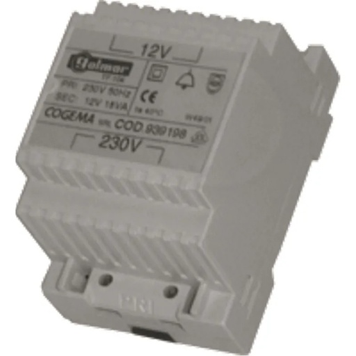 [EVI-GTF104] Alimentation 12 Vca, 18VA, 3 DIN