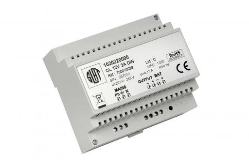 [SLT-1020220000] Alimentation CL 12V  2A Din