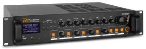 [MON-952.068] Amplificateur PUBLIC ADRESS, 120 W, 100 V, 4-8 Ohms, Mixeur, 4 zones, Lecteur Multimedia / BT / FM 