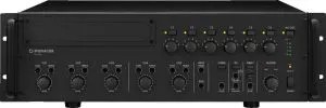 [MON-PA-6600] Amplificateur Public adress, 600 W, 100 V, 4 ?, 6 zones, mixeur, alim 230 V~ / 24 V
