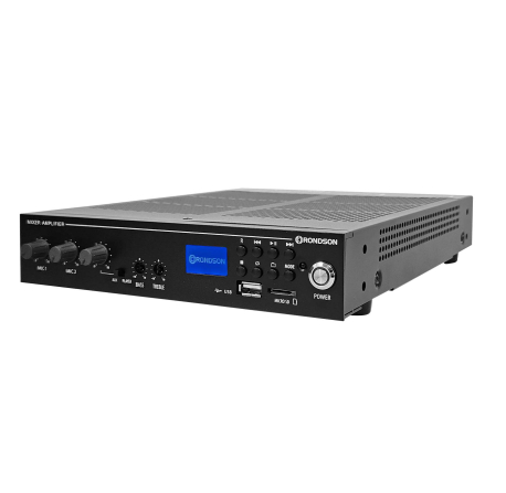 [JDM-AM60UB-2] Amplificateur-préamplificateur avec tuner AM/FM-USB/SD avec télécommande 2 entrées - 8-16 Ohms - 70/100V - 19" 2U