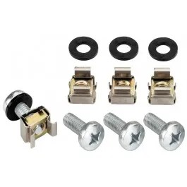 [MON-MZF-8648] Assortiment de vis, rondelles et écrous Pour monter des appareils 19" dans un rack ou une valise de transport.