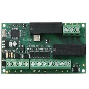 [KSI-AUXI-H] Auxi-H module de gestion complète des volets roulants motorisés ou éclairage:  2 entrées configurable 1 entrée d'alarme, 2 sorties relais (8A-250V) interverrouillable