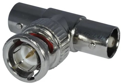 [EBC-952003-K03] BNC Raccord en T, 1 Male et 2 Femelles
