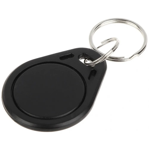 [EDN-20426] BPC-MA8000-N - Badge 13,56Mhz Mifare classic 1K - puce Nxp - Format porte clef noir -Badge numéroté avec le CSN - qté cde multiple de 100