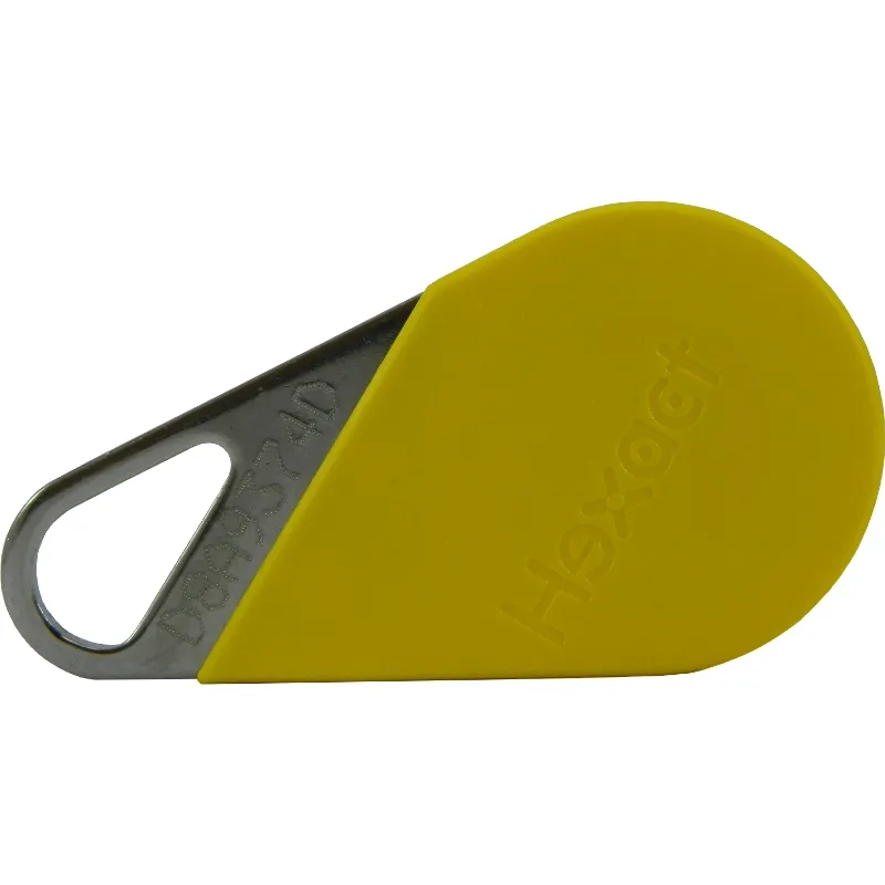 [EVI-THEXACLE/J] Badge de proximité jaune MIFAIRE 13.56 MHz (HEXACT)