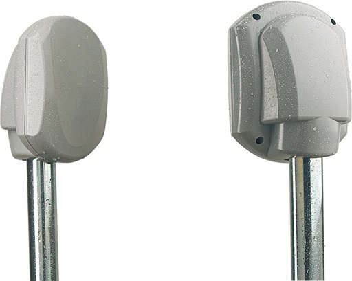 [AVS-BM60M] Barrières hyperfréquences interieur ou exterieur - portée maximale : 60 mètres -  5 canaux sélectionnables par dip-switches - gestion par microprocesseur - port série RS485 pour gestion optionnelle du signal grace à un BR100 + LCD W