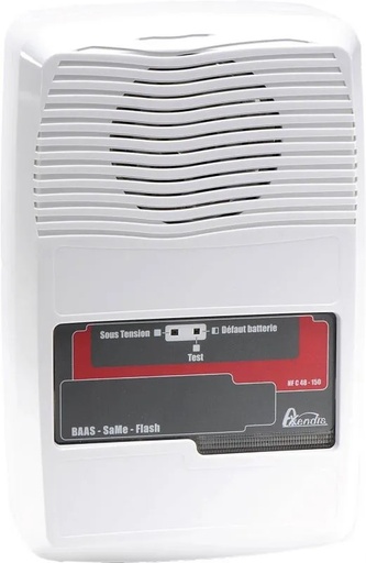 [AXD-11530] Bloc autonome d'alarme sonore SATELLITE + MESSAGE