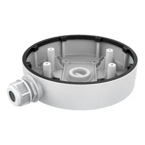 [VDO-DS-1280ZJ-DM55] Boite de connexions - Pour caméras dôme Convient pour une utilisation en extérieur Installation dans un plafond ou un mur Couleur blanche Passage de câble