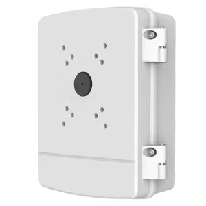 [VDO-PFA6400S] Boite de connexions Pour caméras dômes motorisés Apte pour extérieur IP66 Fabriqué en alliage d'aluminium et SECC 297.2 (H) x 248 (L) x 130.7 (Pr) mm Presse-étoupe : blanc