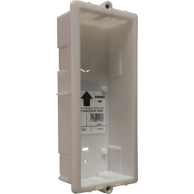 [EVI-GNCEV/90C] Boitier d'encastrement 1 x 2 modules pour platine NEXA aluminium