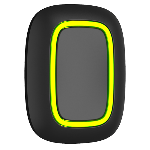 [AJA-BUTTON-B] Bouton de panique Bidirectionnel Sans fil 868 MHz Jeweller Portée espace ouvert 1300 m  Pression sûre: double ou longue  Alimentation 1 pile CR2032 3.0 V