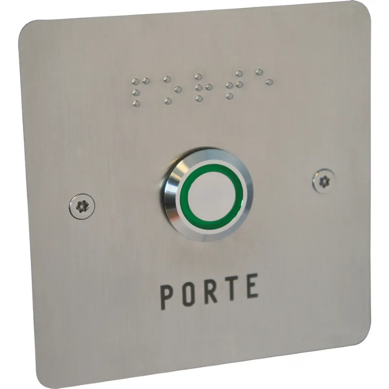 [EVI-TT07I/NH] Bouton poussoir éclairé T XBP NO/NFE sur façade T FAC 07/B et module handicap 1-RSE-NH-001