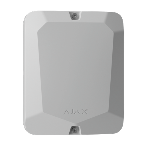 [FIB-CASE-C260-W] Boîtier blanc pour l'installation et la connexion du module Fibra LineSupply  Certificat de grade 3 Boîtier avec 1 emplacement Emplacement pour une batterie de 7 Ah Niveau à bulle préinstallé Auto-protection fournie