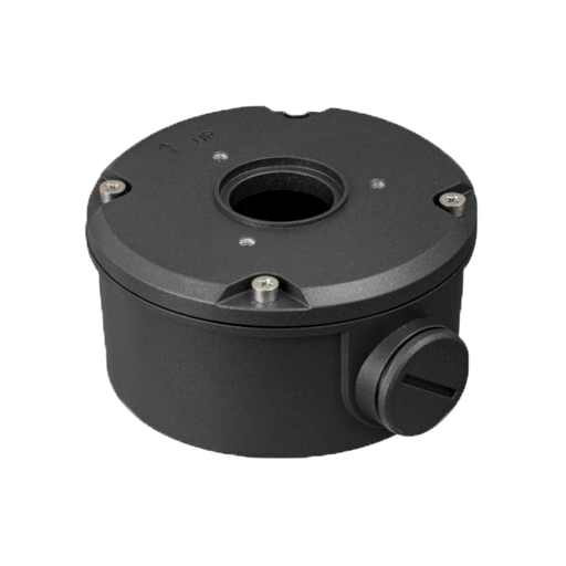 [UNV-TR-JB05-B-IN-BLACK] Boîtier de connexion Couleur Noir pour caméras bullet Alliage d'aluminium 40 mm (H) x 144.8 mm (diamètre de base)