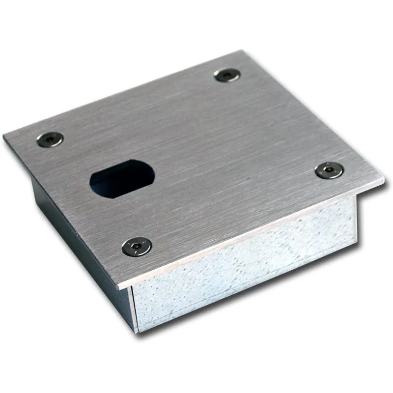 [EVI-TT30/I] Boîtier inox à encastrer format T25 pour U AV 0151/095, E03, E56 et T HEXALEC