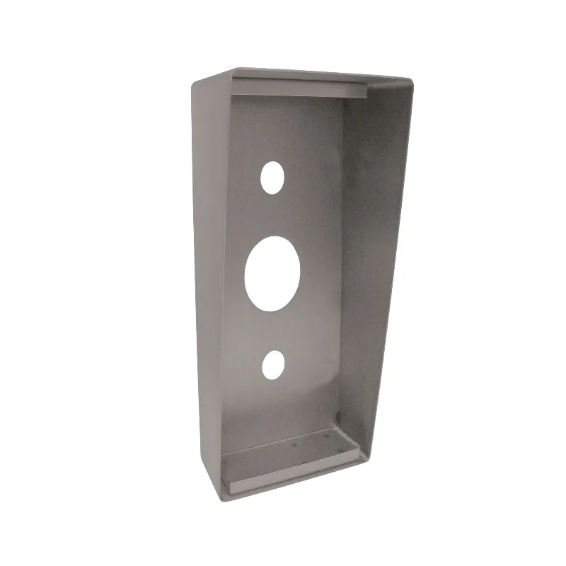 [EVI-GAP/GTO62] Boîtier saillie avec visière inox pour platine GTO 62xx