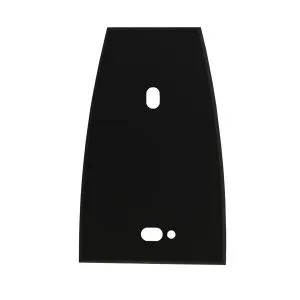 [KSI-VOLO-KITB] Cadre de montage sur boîtier encastrable DIN 503 pour lecteur RFID volo, jeu de vis inclus.noir.