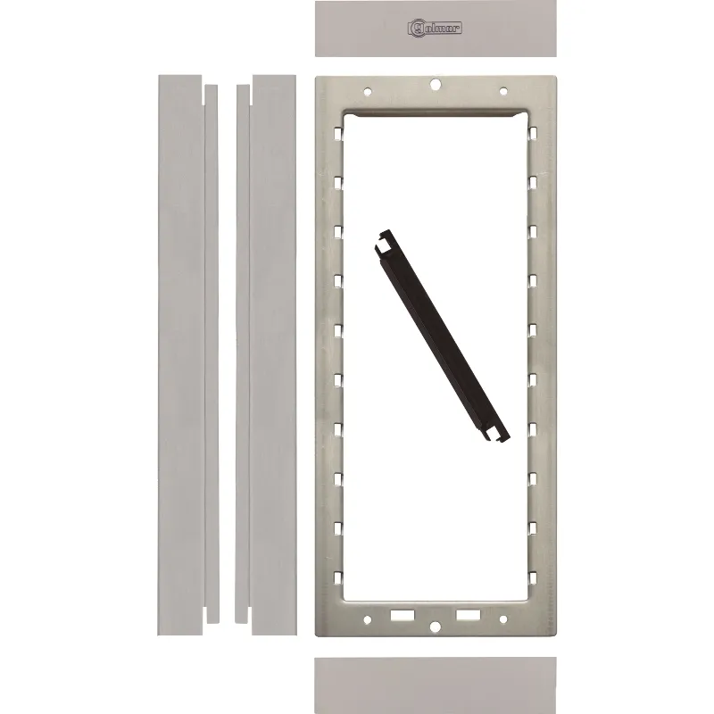 [EVI-GN6002/AL] Cadre de montage, 2 modules NEXA aluminium Livré avec vis et outils