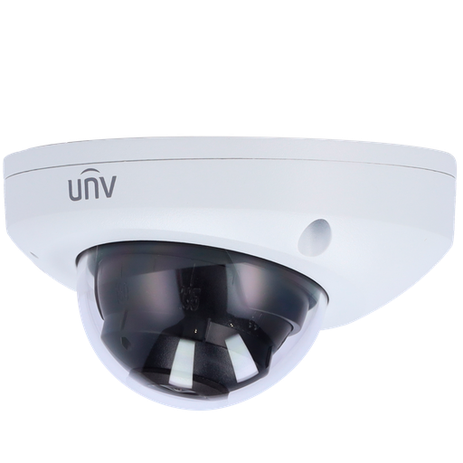 [UNV-IPC312SB-ADF28K-I0] Caméra IP 2 Megapixel Gamme Prime 1/2.8" Progressive Scan CMOS Objectif 2.8 mm - IR LEDs Portée 30 m - Audio SIP, Smart Intrusion Prevention Comptage de personnes dans la zone WDR 120dB Microphone intégré Mode couloir