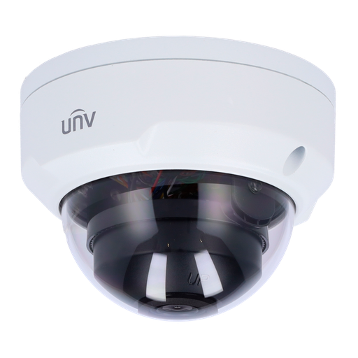 [UNV-IPC324SB-DF40K-I0] Caméra IP 4 Megapixel - Gamme Prime - Objectif 4 mm - IR LEDs portée 30 m | Audio et alarmes - Algorithme IA | évite les fausses alarmes - Interface WEB, CMS, Smartphone et NVR