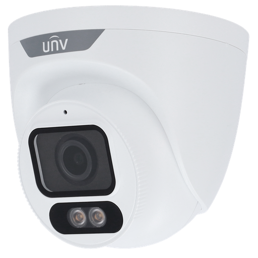 [UNV-IPC3624LE-ADF28K-WL] Caméra IP 4 Megapixel Gamme Prime Objectif 2.8 mm / WDR / carte microSD Led lumière blanche 30m ColorHunter, image couleur 24/7 Interface WEB, CMS, Smartphone et NVR Imperméabilité IP67