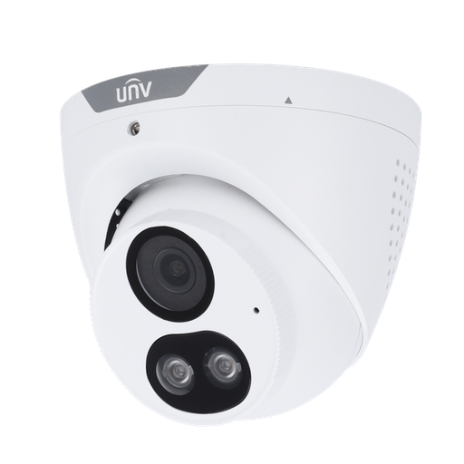 [UNV-IPC3614SB-ADF28KMC-I0] Caméra IP 4 Mégapixels - Gamme Prime - Objectif 2.8 mm / WDR - Portée des LED IR 30 m | Dissuasion active - Algorithme IA | évite les fausses alarmes - Interface WEB, CMS, Smartphone et NVR