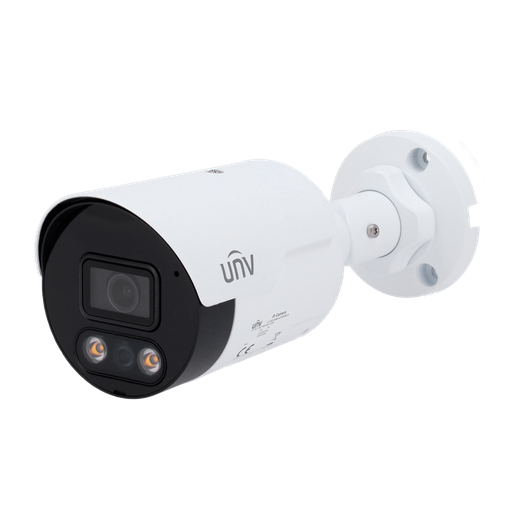 [UNV-IPC2128SB-ADF28KMC-I0] Caméra IP 8 Megapixel - Gamme Prime - Objectif 2.8 mm / WDR - Portée des LED IR 30 m | Dissuasion active - Algorithme IA | évite les fausses alarmes - Interface WEB, CMS, Smartphone et NVR