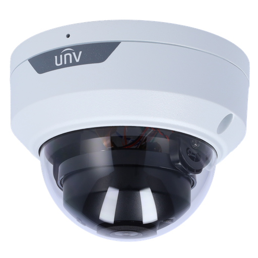 [UNV-IPC328SB-ADF28K-I0] Caméra IP 8 mégapixels Gamme prime CMOS à balayage progressif 1/2,7" Objectif 2,8 mm | Portée IR 30 m | l'audio SIP, prévention intelligente des intrusions | Alarmes Comptage de personnes dans la zone