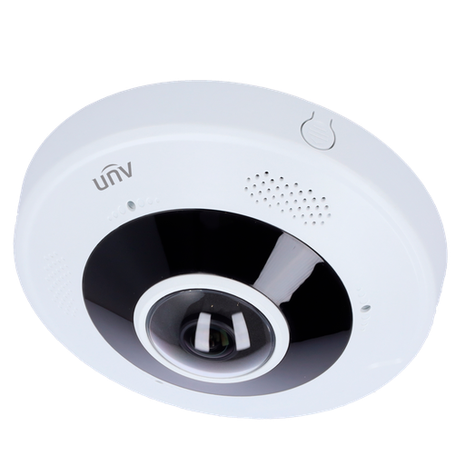 [UNV-IPC86CEB-AF18KC-I0] Caméra IP fisheye 12 Megapixel - Gamme Prime - 1/2.8" Progressive Scan CMOS - Objectif 1.8 mm Fisheye 360º | WDR - LED IR portée 10 m | Audio et alarmes - Interface WEB, CMS, Smartphone et NVR IP67/IK10
