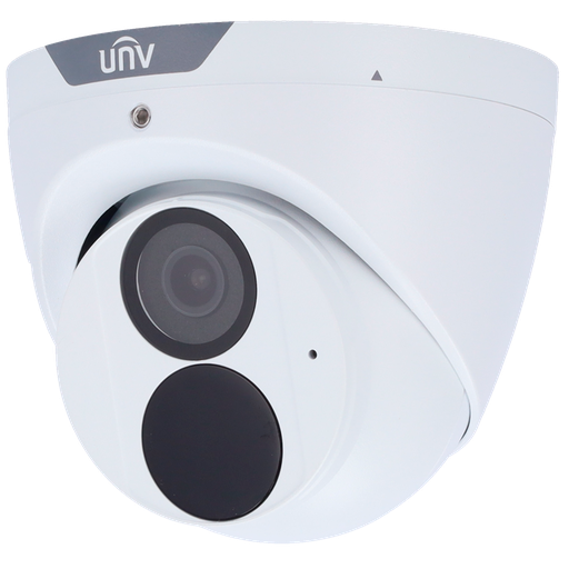 [UNV-IPC3618SB-ADF28KM-I0] Caméra dôme IP-HD  Capteur 1/2,7" CMOS 8 MP  Résolution Max 4K 3840x2160px 15ips  Objectif fixe 2.8mm  Infrarouge Max 30 mètres  Ultra 265  WDR 120dB  3D DNR  IP67  VCA  Métal  Ultra POE  Microphone embarqué  Emplacement Micro SD Garantie 36 mois