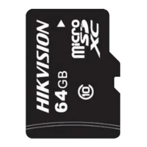 [HIK-HS-TF-L2I-64G] Carte mémoire Hikvision Capacitè 64GB Classe 10 U1 Jusqu'à 500 cycles d'écriture FAT32 Spécial pour la vidéosurveillance et CCTV en général