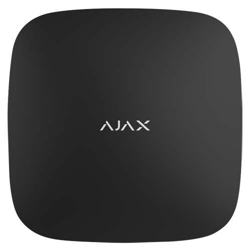 [AJA-HUB2-B] Centrale d'alarme professionnelle Communication Ethernet et double carte SIM GPRS Sans fil 868 MHz JewellerJusqu`à 100 dispositifs sans fil 25 caméras IP (consultation uniquement) Application mobile et logiciel PC.