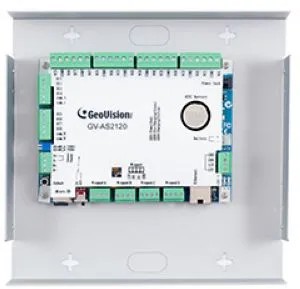[GEO-GV-AS2120] Centrale de contrôle d'accès 4 lecteurs Communication IP Native Alimentation POE en petit coffret metal