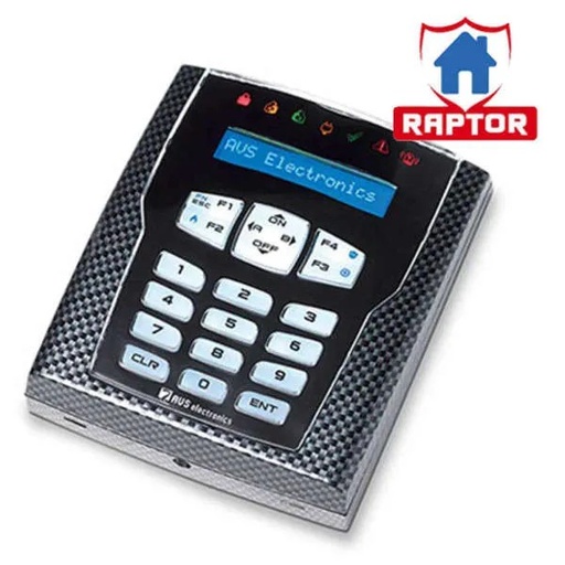 [AVS-A500-WS4-C] Clavier A500 Radio Carbone - Option Répeteur Radio quand il est alimenté en 12V - Compatible RAPTOR 