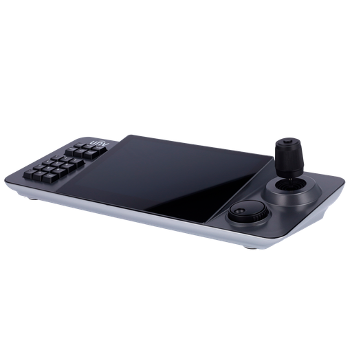 [UNV-KB2100] Clavier IP Uniview - Ecran tactile capacitif 10,1" (1280x800) - Interface IP/RS-232/RS-485 - Commande par Joystick 4D - Sortie HDMI - Affichage de 8 canaux simultanés