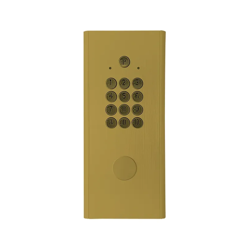 [EVI-TSEC601/ED] Clavier codé 1 relais à encastrer anodisé couleur OR