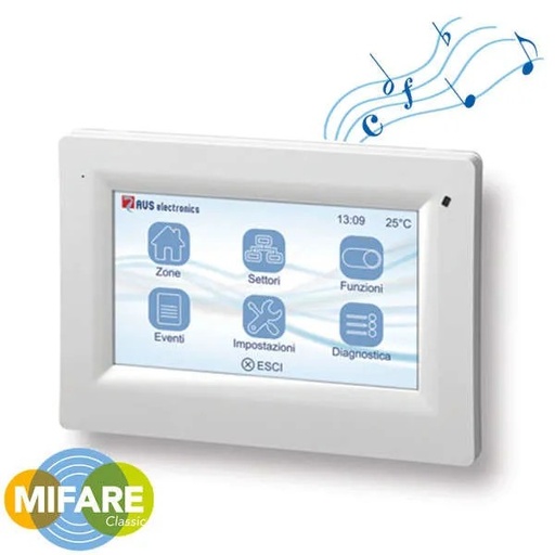 [AVS-ICE] Clavier tactile pour Capture et Xtream blanc - Lecteur Proxi Mifaire/NFC intégré