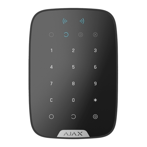 [AJA-KEYPADPLUS-B] Clavier tactile sans fil AJAX KeyPad Plus avec lecteur de badge