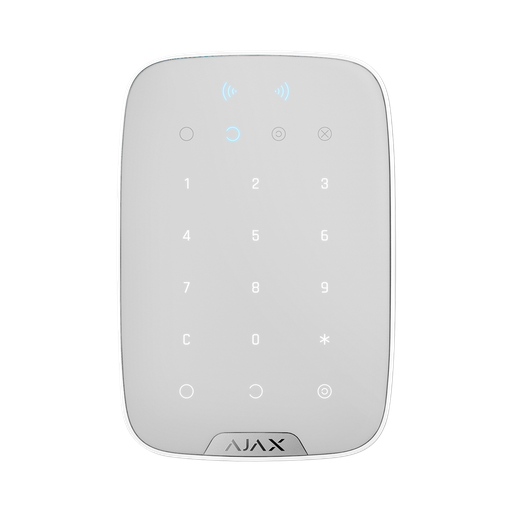 [AJA-KEYPADPLUS-W] Clavier tactile sans fil AJAX KeyPad Plus avec lecteur de badge