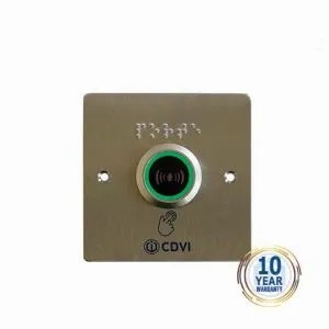 [CDV-BPIR68] Commande Infra Rouge avec Plastron Inox 80X80