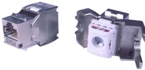 [EBC-943545-S0] Connecteur RJ45, Cat6a, femelle, blindé, Keystone sans outil