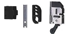 [IZX-BMK100C] Contact fond de pêne BMK, 1 contact inverseur CO/NO/NF, raccordement cosses à souder, montage frontal ou latéral, point de déclenchement réglable