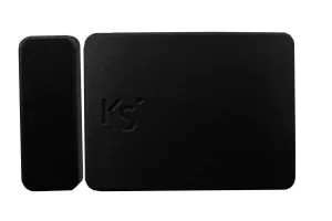 [KSI-MICRO-POLI-B] Contact magnétique radio multifonction micro poli ; comporte 1 interrupteur magnétique à 2 états de type REED et un accéléromètre 3 axes de type MEMS. Livré avec une pile bouton CR2477.noir.