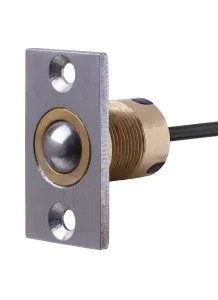 [IZX-BS405S4] Contact électromécanique à bille BS, en acier, 1 contact inverseur CO/NO/NF, raccordement câble NF 60332-1 C2, 4 mètres (autres longueurs sur demande), haut pouvoir de coupure, distance de réaction réglable de 1 à 13 mm