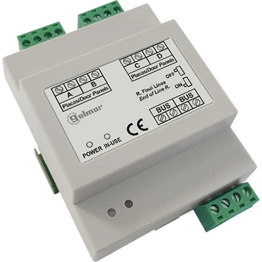 [EVI-GDPGB2] Coupleur/répartiteur de BUS directions rail DIN